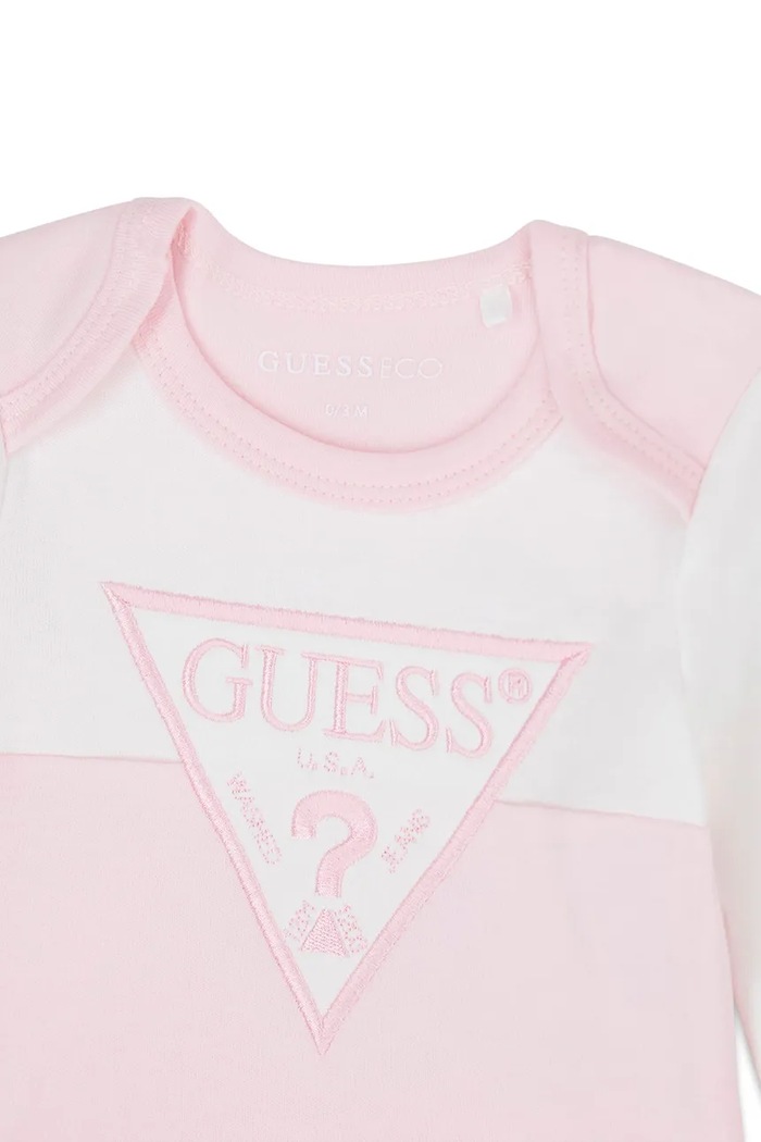 Chłopiec Guess komplet codzienny dziecięcy bawełniany H6YG04.K4125.9BY2 różowy
