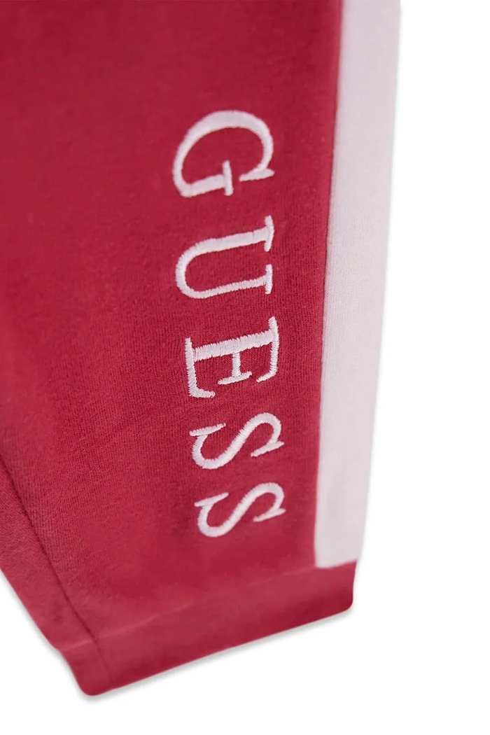 Guess komplet codzienny dziecięcy bawełniany H6YG03.K4124.9BY2 czerwony