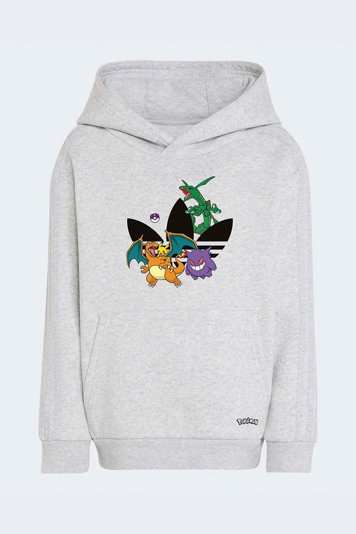 Chłopiec adidas Originals Dres dziecięcy z bawełną POKEMON KS7092 szary