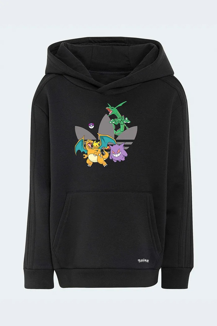 Chłopiec adidas Originals Dres dziecięcy z bawełną POKEMON KR4689 czarny
