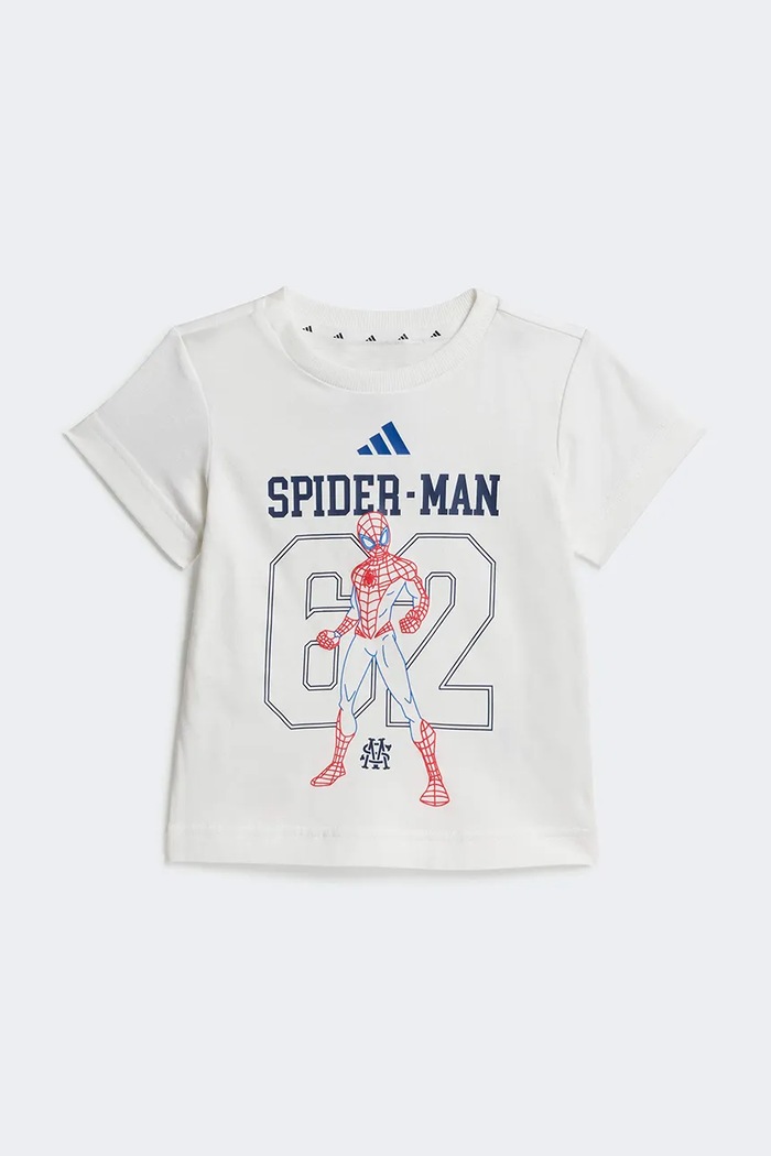 adidas komplet za djecu od pamuka MARVEL SPIDER-MAN KS3963 bijela AW26