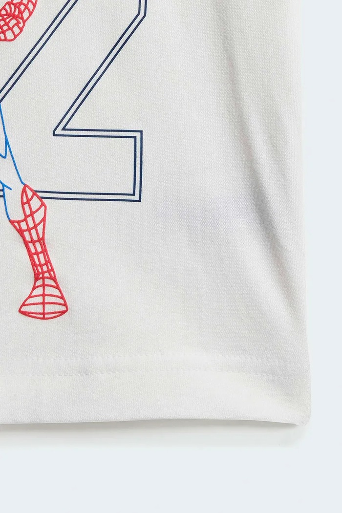 adidas komplet za djecu od pamuka MARVEL SPIDER-MAN KS3963 bijela
