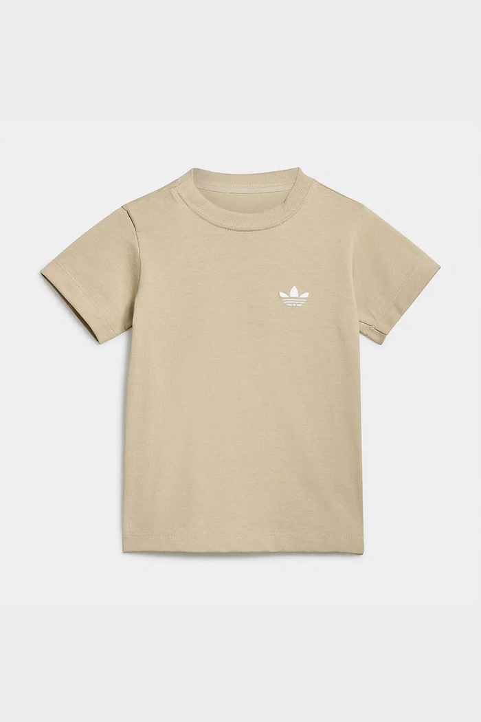 adidas Originals σετ παιδικό βαμβακερό KS1256 μπεζ AW26