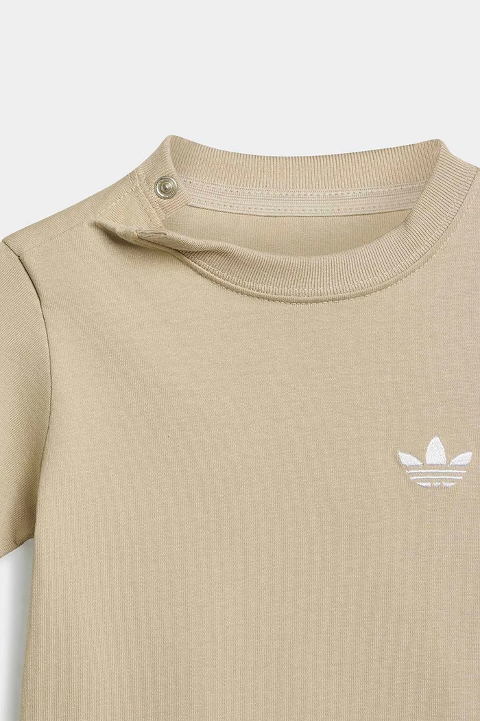 adidas Originals σετ παιδικό βαμβακερό μπεζ KS1256