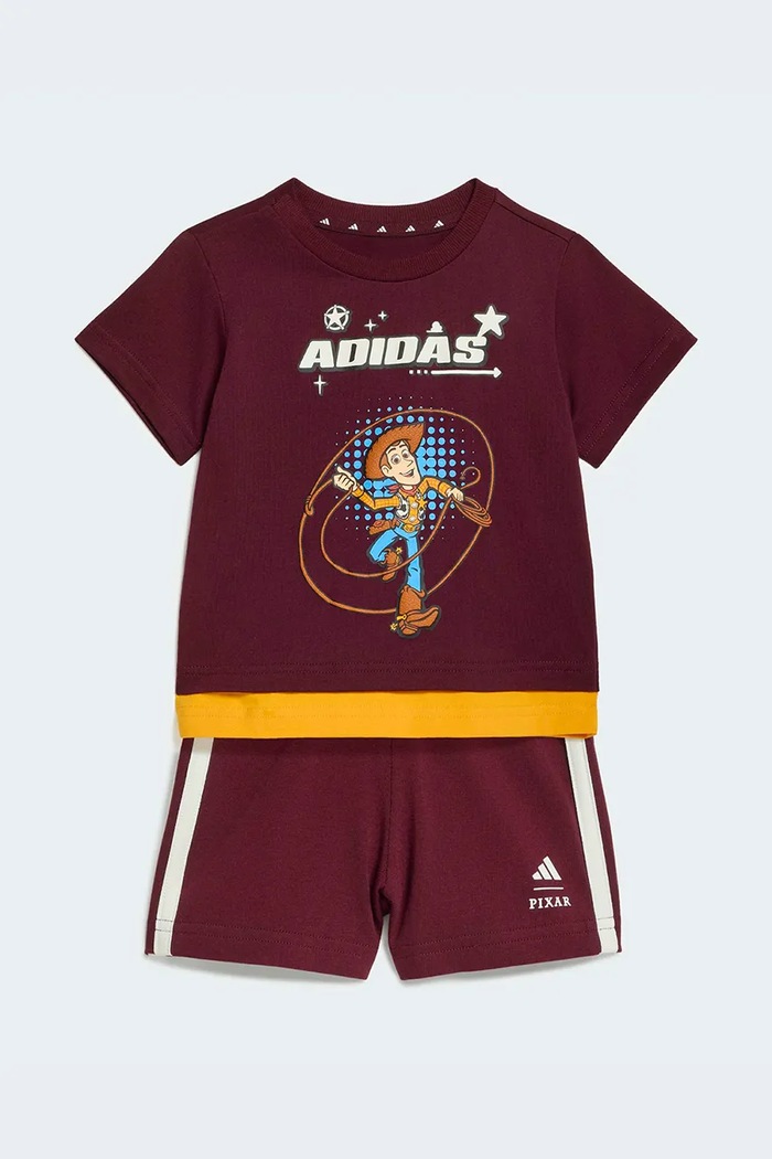 adidas súprava detská bavlnená PIXAR TOY STORY burgundské KG6119