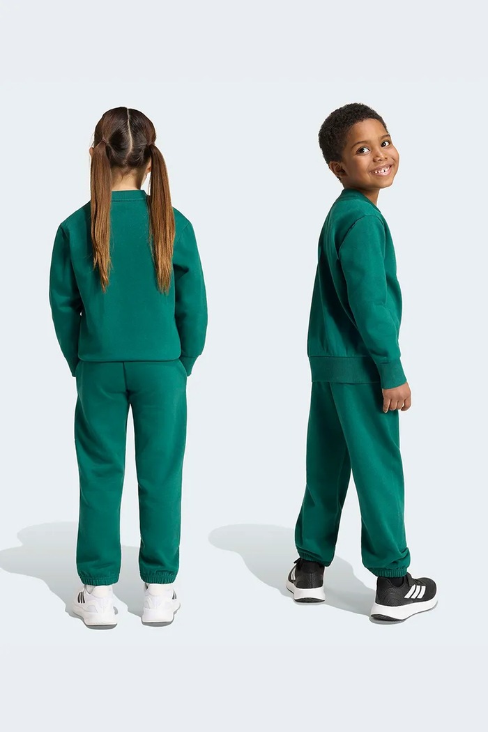 adidas teplákový set dětský s bavlnou KT3329 zelená