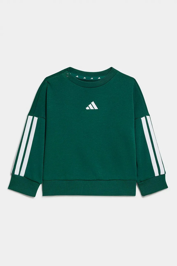 adidas komplet trenirke otroški z bombažem KT2486 zelena AW26