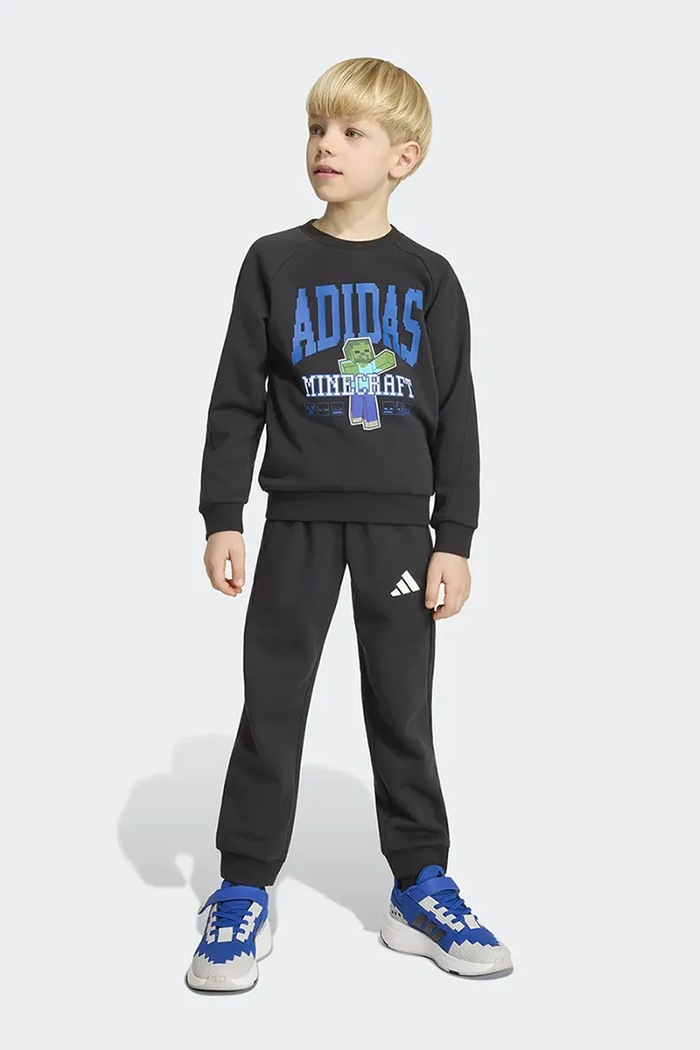 adidas dres dziecięcy z bawełną MINECRAFT czarny KH3194