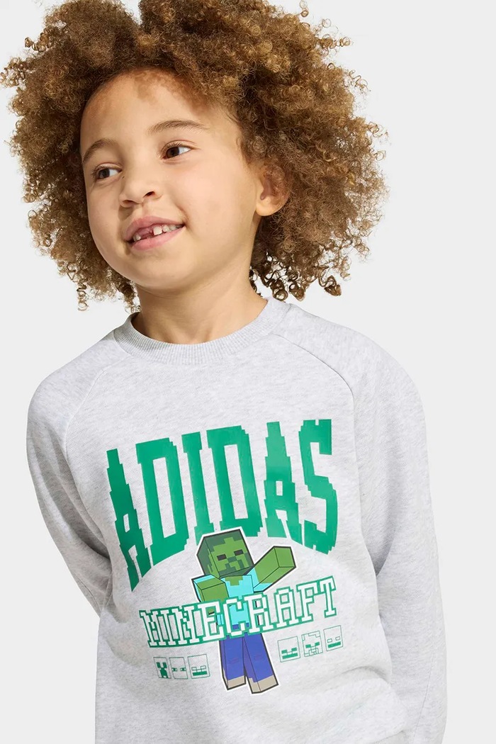 adidas tepláková detská s bavlnou MINECRAFT KS9036