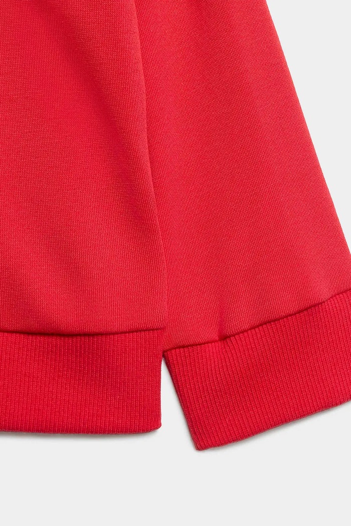 adidas trenirka za djecu s pamukom KR6782 crvena
