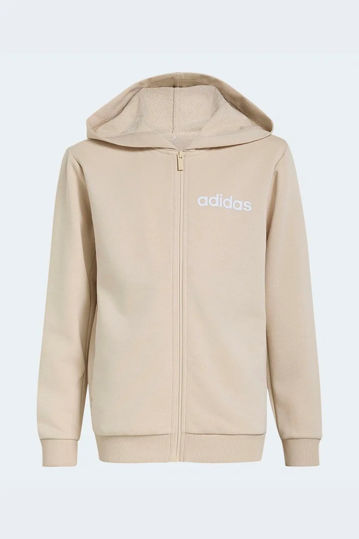 Chlapec adidas tepláková detská s bavlnou KQ7825 béžová