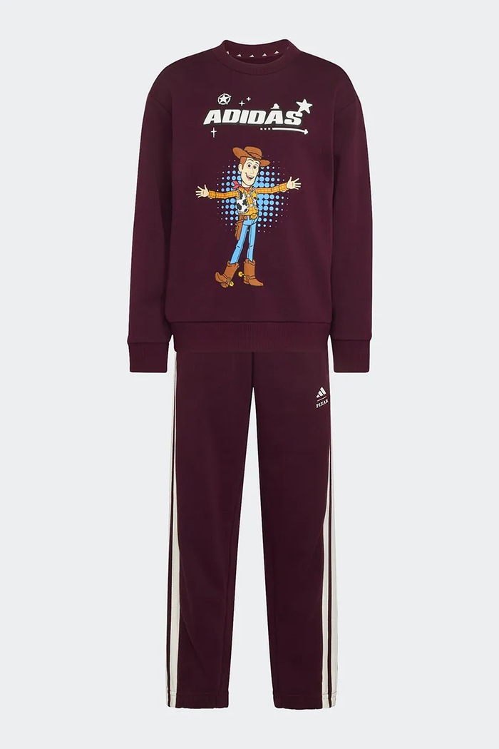 adidas tepláková detská s bavlnou PIXAR TOY STORY KG6131 burgundské AW26