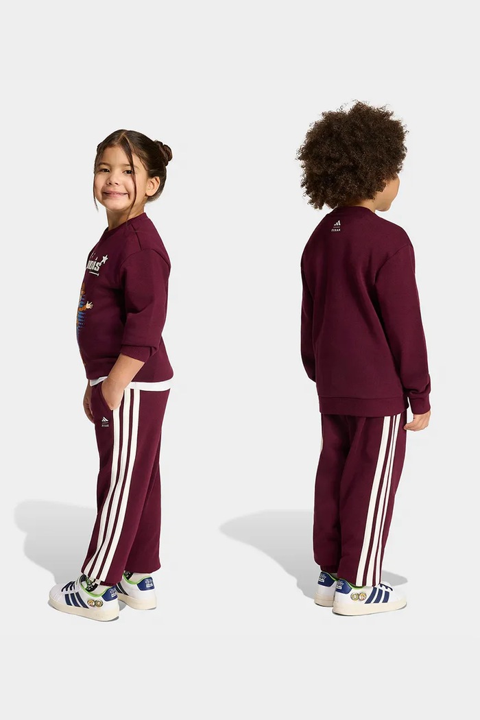 adidas tepláková detská s bavlnou PIXAR TOY STORY KG6131 burgundské