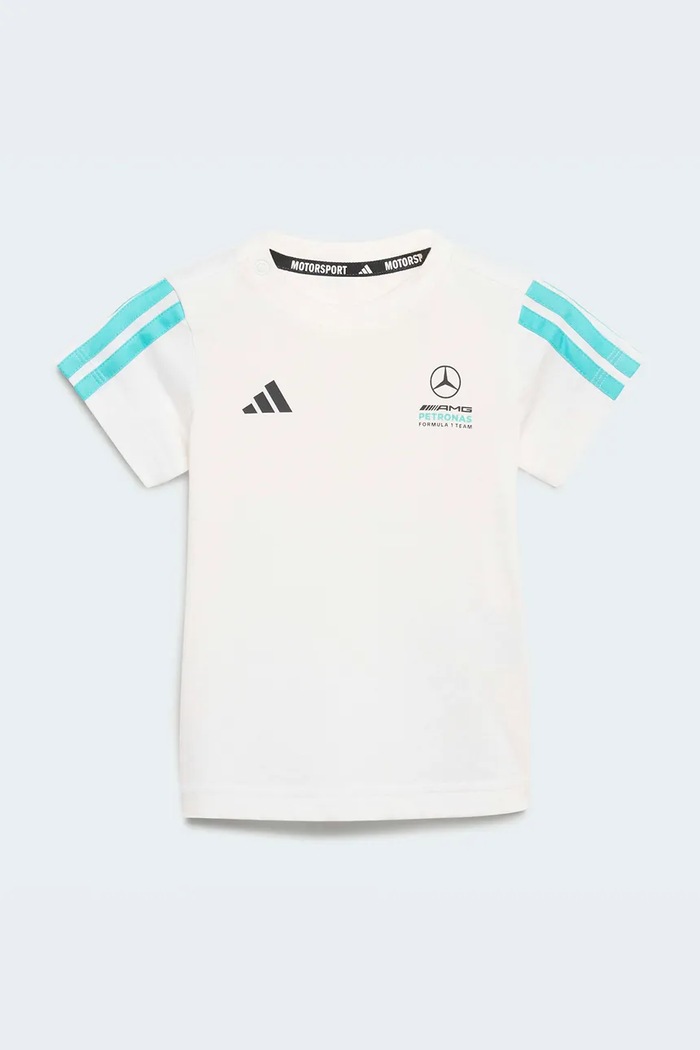 adidas Performance σετ βρεφικό βαμβακερό MERCEDES KE5932 λευκό AW26