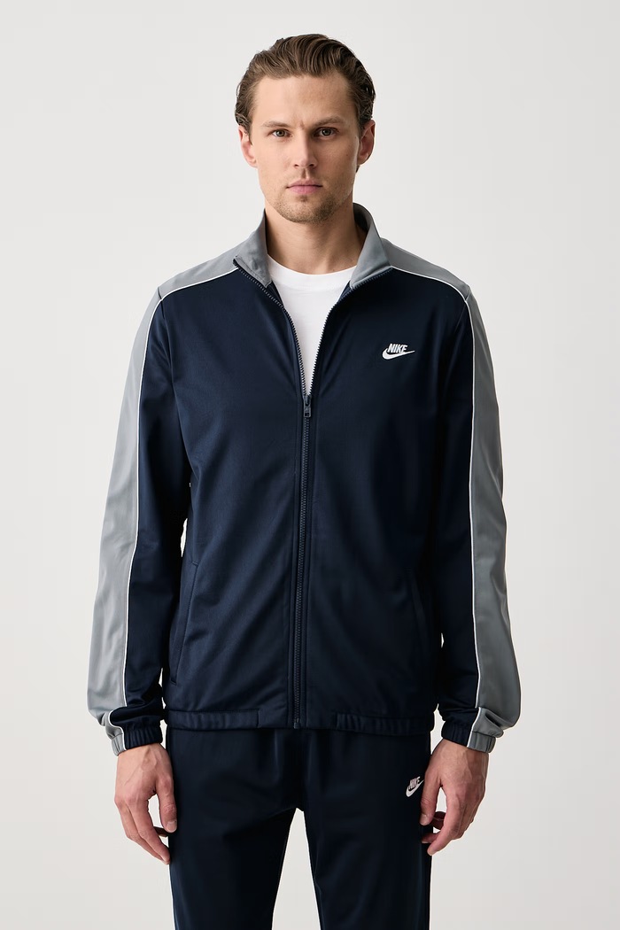 Komplet dresowy męski Club Nike Sportswear HV1444.451 granatowy