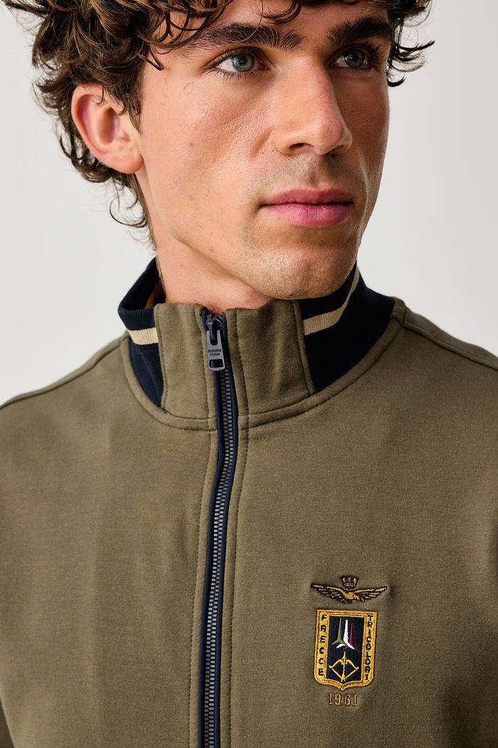 Aeronautica Militare Komplet trenirka za muškarce od pamuka s elastanom TF0126UF00662