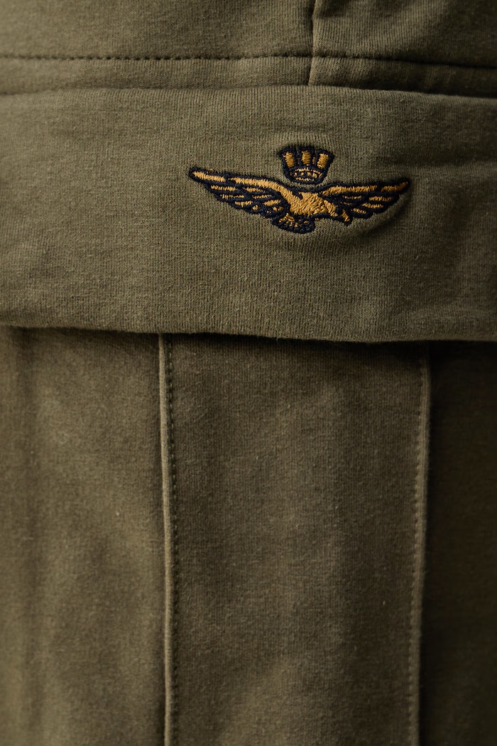 Aeronautica Militare Komplet dresowy męski bawełniany z elastanem TF0126UF00662
