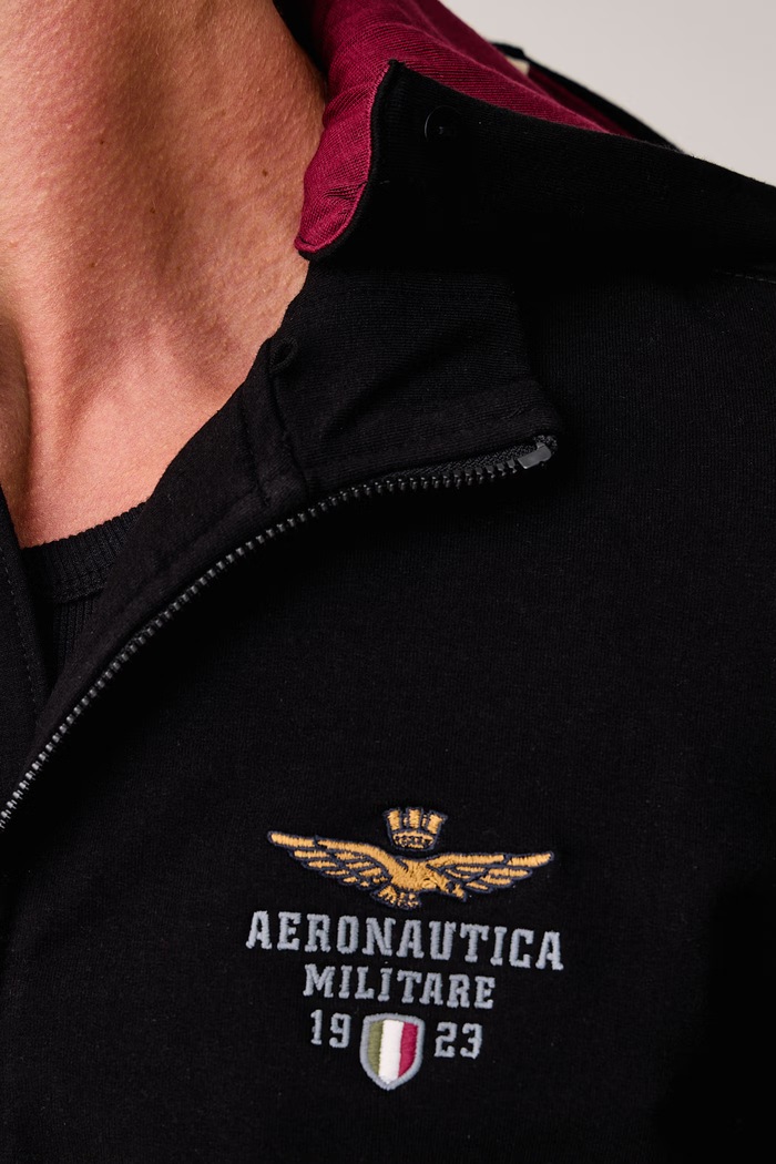 Aeronautica Militare Komplet dresowy męski bawełniany z elastanem TF0108UF00662