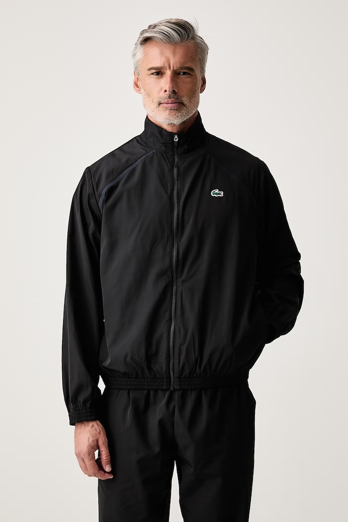 Lacoste Komplet dresowy męski x Daniil Medvedev WH6927 czarny AW26