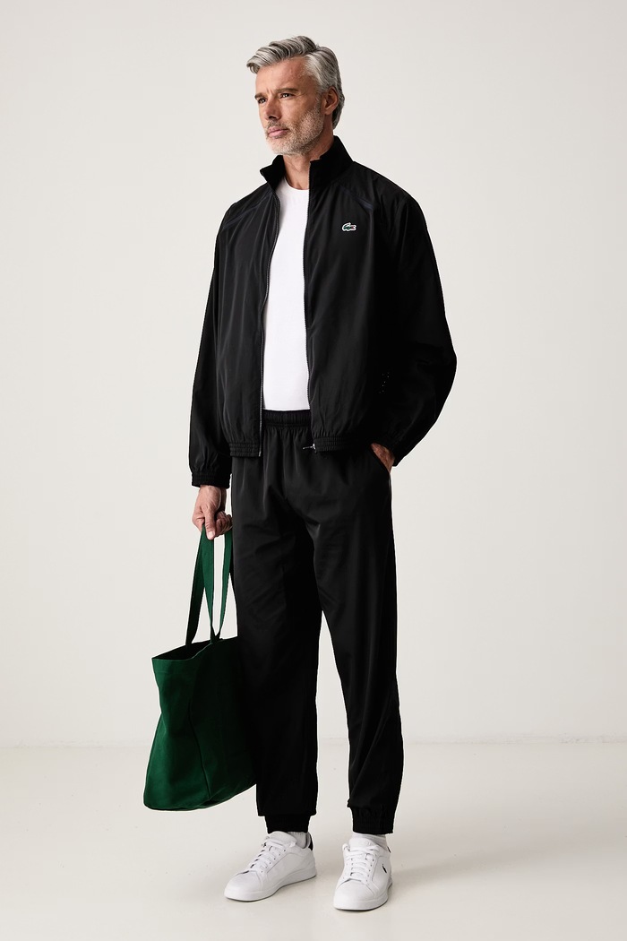 Komplet dresowy męski x Daniil Medvedev Lacoste czarny WH6927