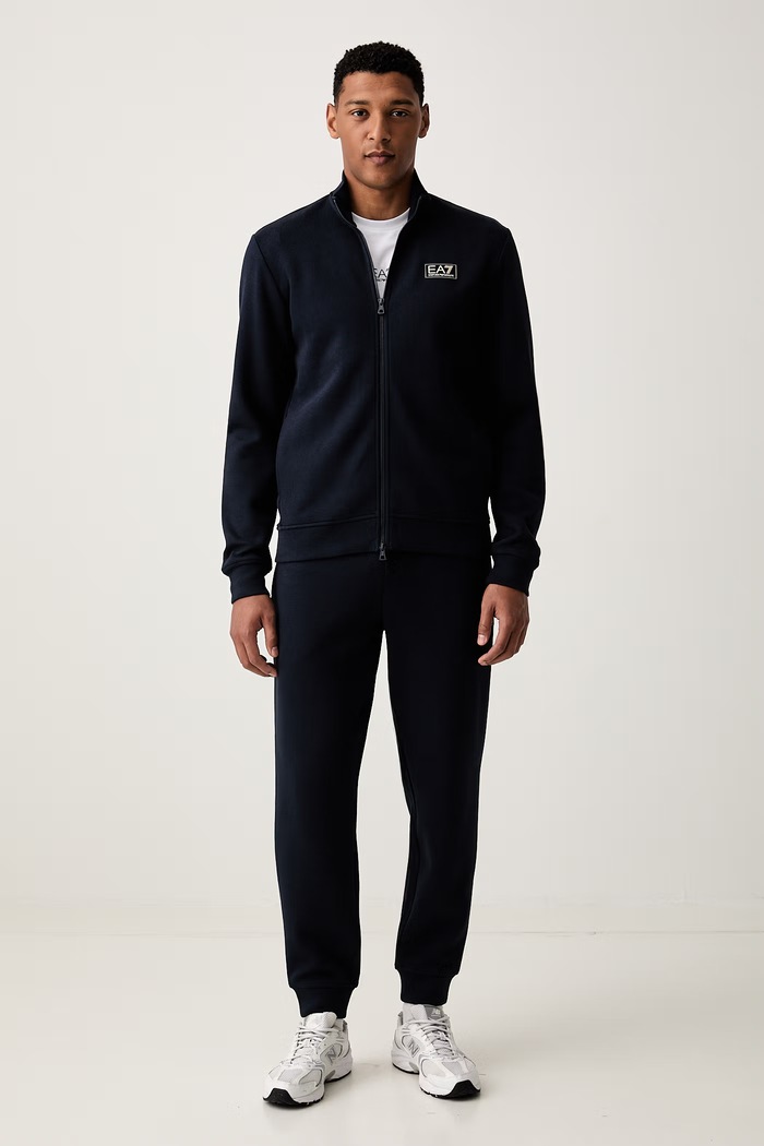 EA7 Emporio Armani komplet dresowy męski bawełniany granatowy AF21822.7M002236