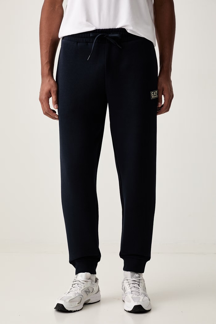 Odzież EA7 Emporio Armani komplet dresowy męski bawełniany AF21822.7M002236 granatowy