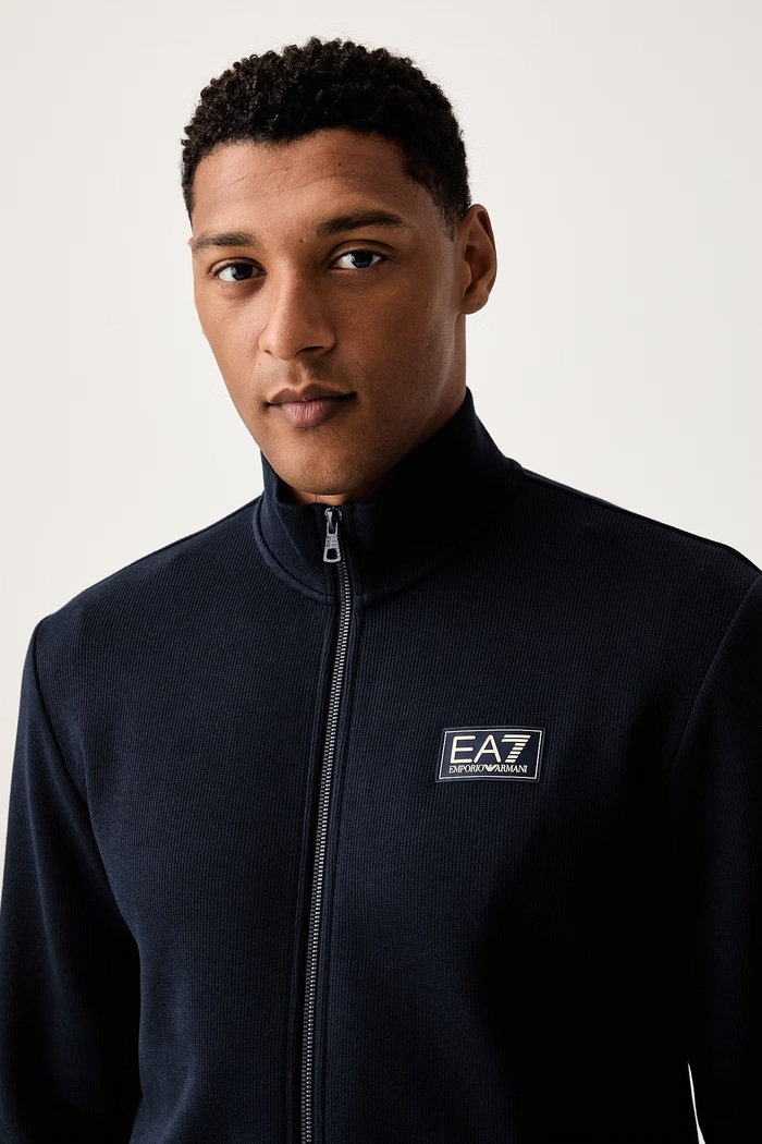EA7 Emporio Armani komplet dresowy męski bawełniany AF21822.7M002236 granatowy