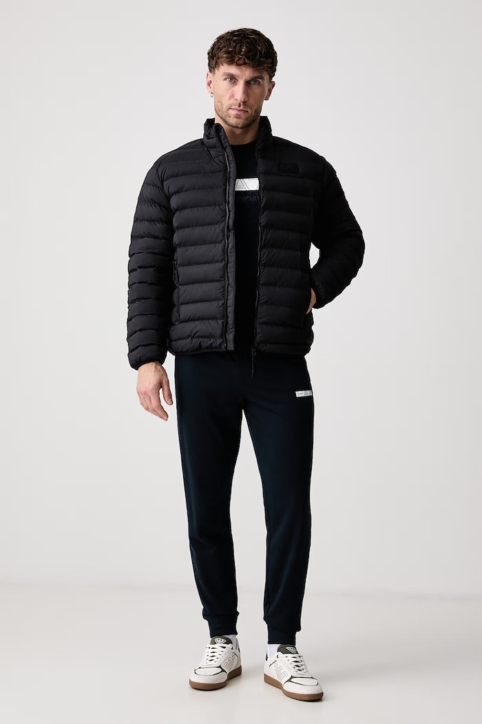 Dres męski bawełniany EA7 Emporio Armani granatowy AF13512.7M002423