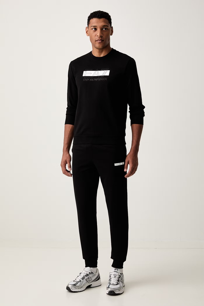 EA7 Emporio Armani dres męski bawełniany AF13512.7M002423 czarny