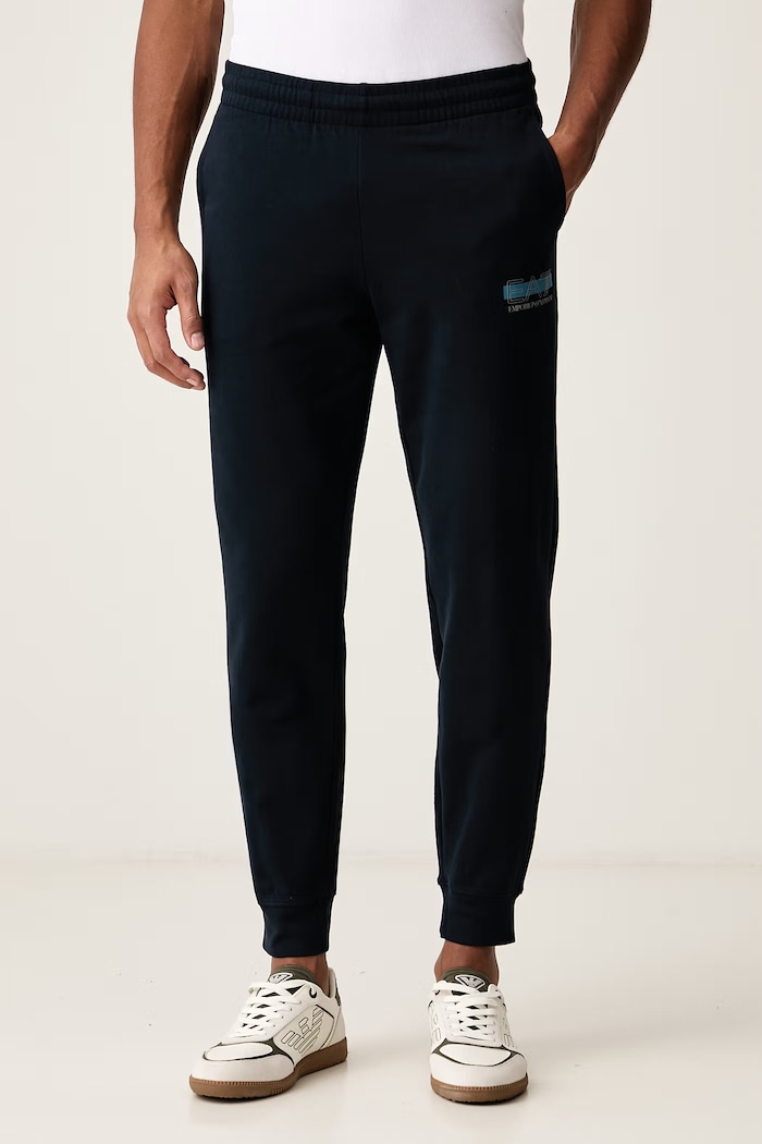 Odzież EA7 Emporio Armani Komplet dresowy męski bawełniany AF13512.7M002424 granatowy