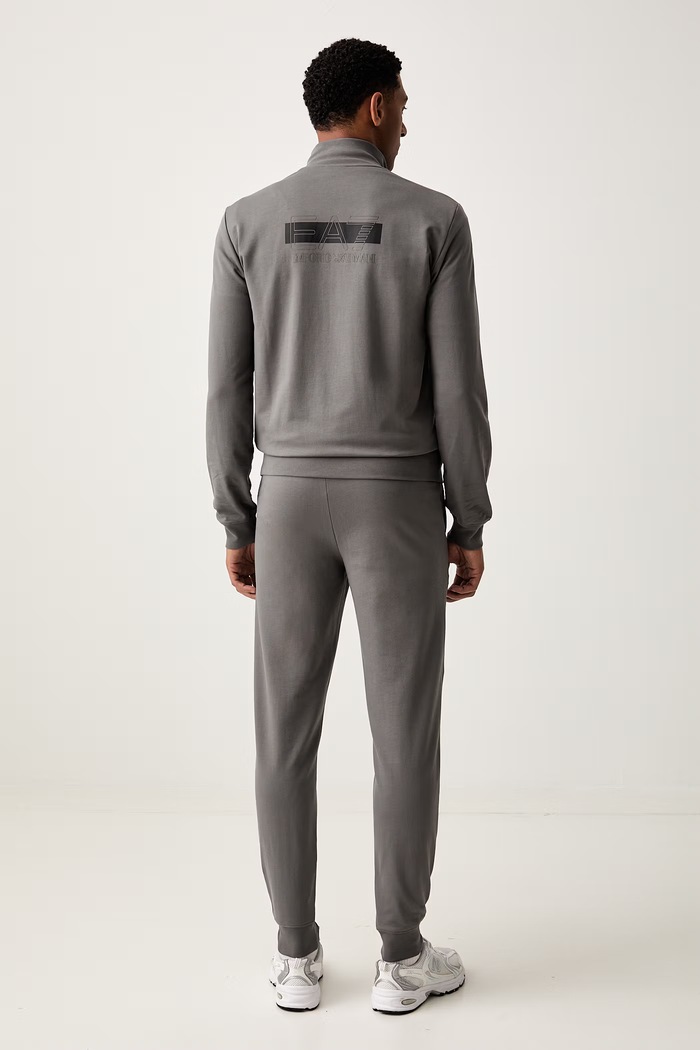 Odzież EA7 Emporio Armani komplet dresowy męski bawełniany AF13512.7M002424 szary