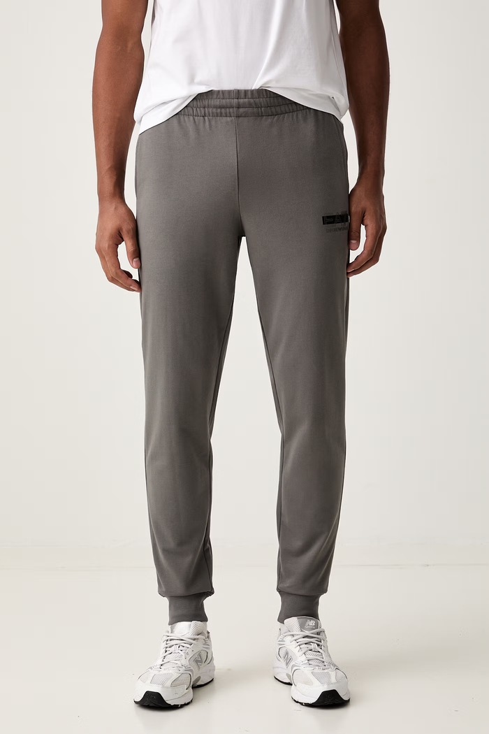 EA7 Emporio Armani komplet dresowy męski bawełniany szary AF13512.7M002424