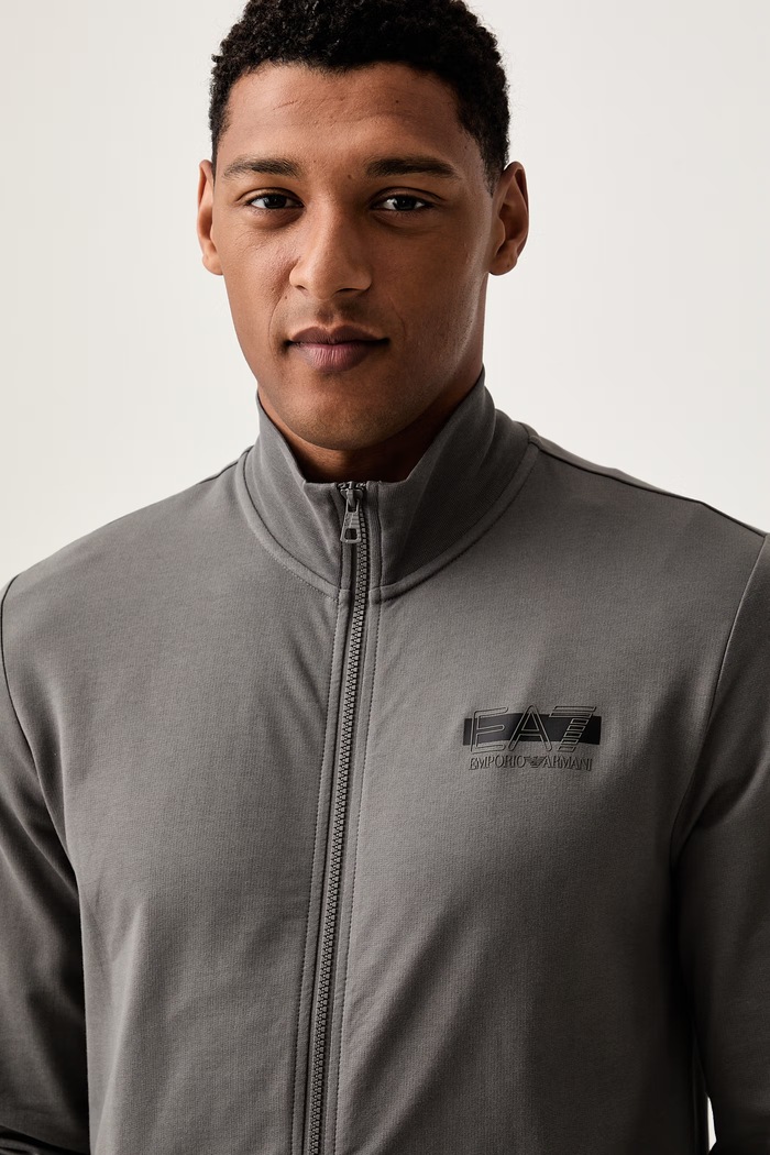 EA7 Emporio Armani komplet dresowy męski bawełniany AF13512.7M002424 szary