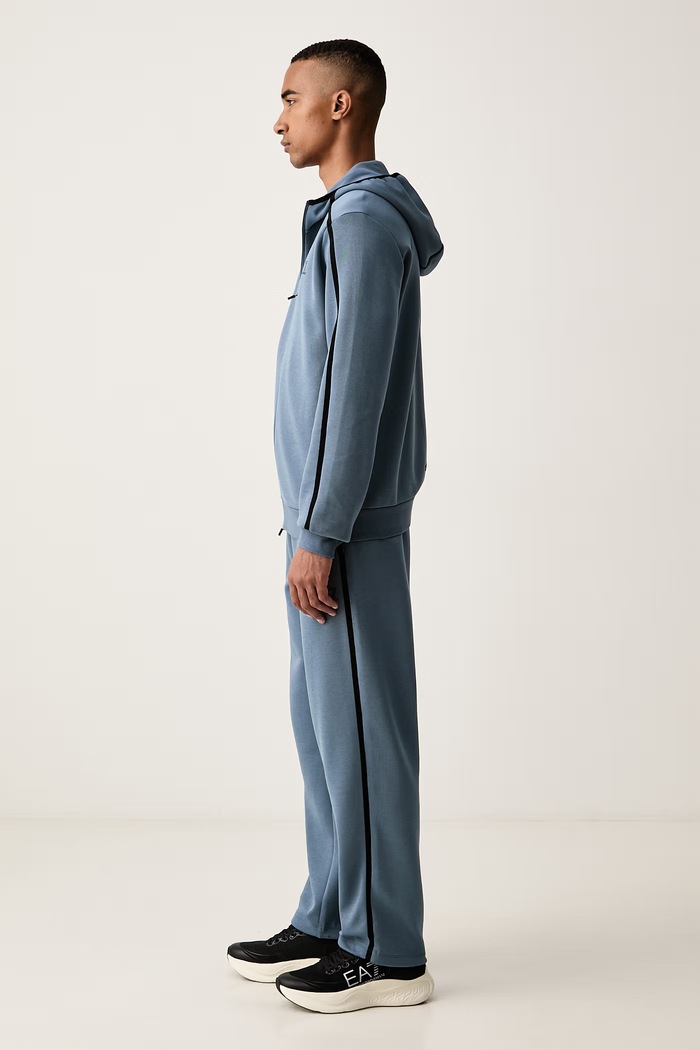 Odzież EA7 Emporio Armani Komplet dresowy męski z bawełną AF20845.7M002520 niebieski