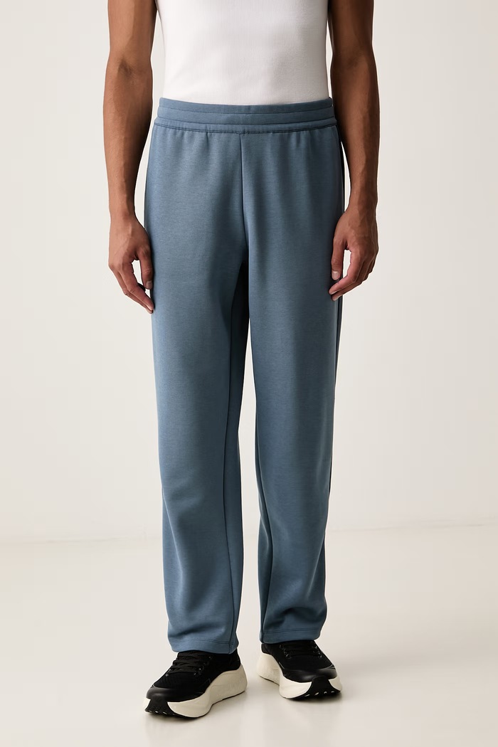 Komplet dresowy męski z bawełną EA7 Emporio Armani niebieski AF20845.7M002520