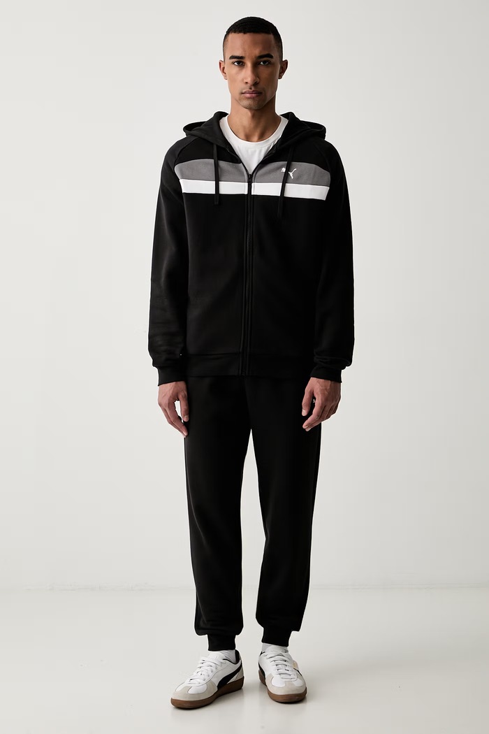 Puma dres męski z bawełną czarny 694351
