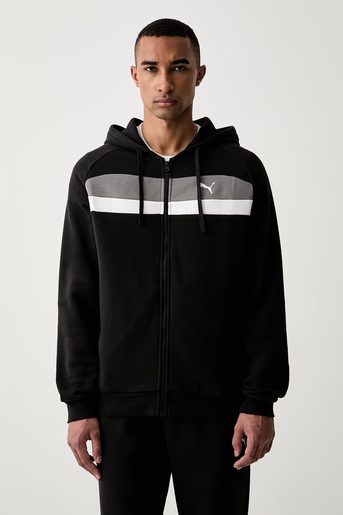 Odzież Puma dres męski z bawełną 694351 czarny