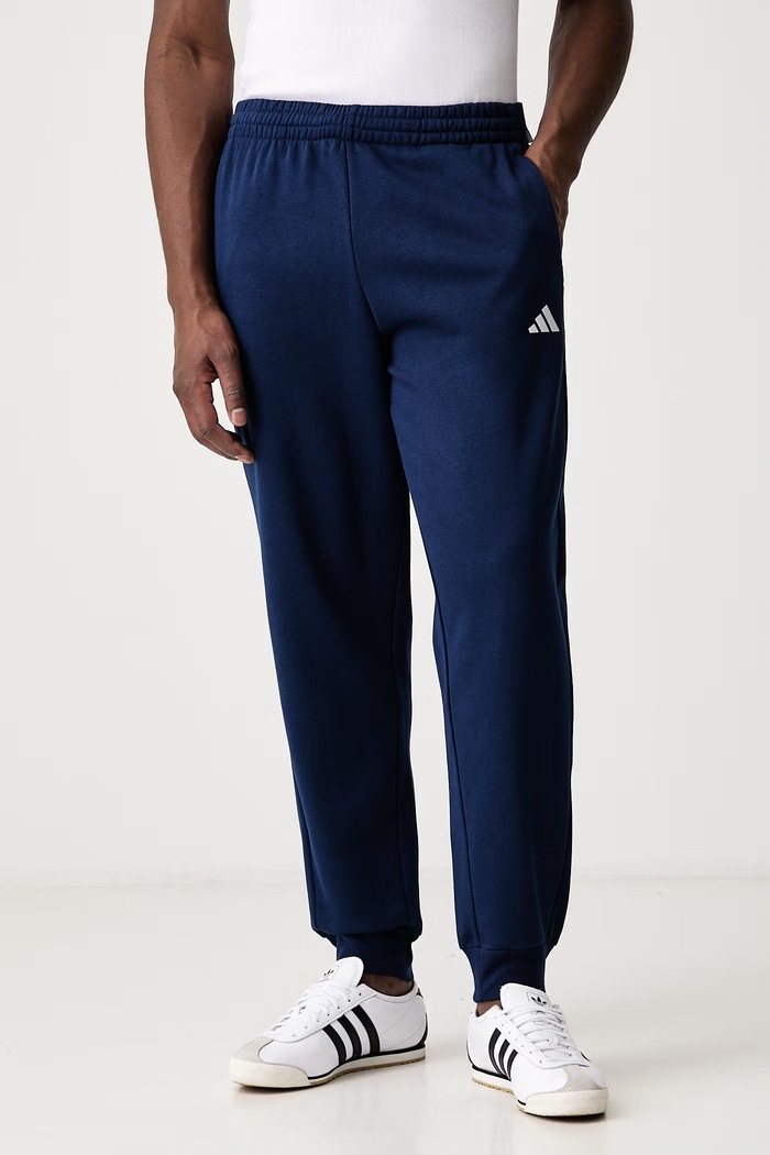 Odzież adidas Komplet dresowy męski z bawełną Three Stripes KY2283 niebieski