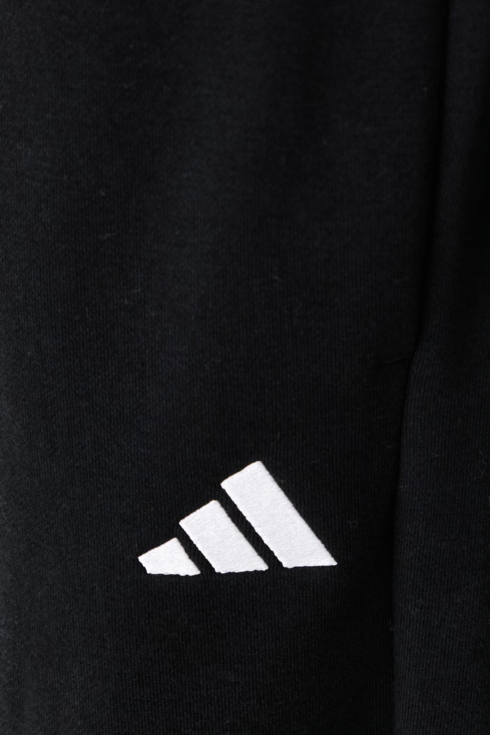 Komplet dresowy męski z bawełną Three Stripes adidas czarny KY2284