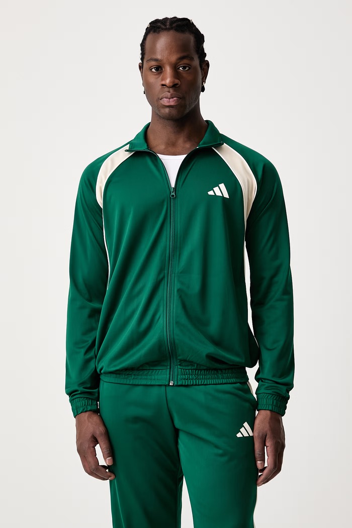 Odzież adidas Komplet dresowy męski Colorblock KF4159 zielony