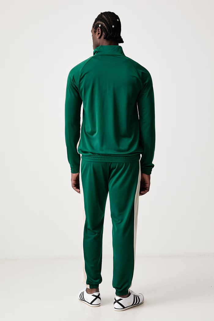 Komplet dresowy męski Colorblock adidas zielony KF4159