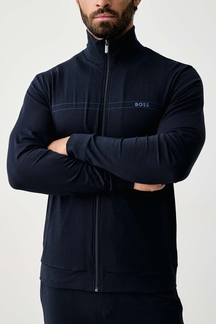 Спортен комплект анцуг мъжки с памук 365 Long Set BOSS тъмносин 50566976