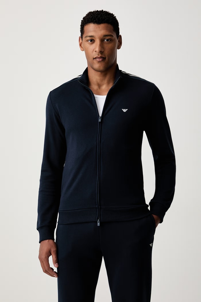 Emporio Armani Underwear komplet lounge męski EM006961.AF25024 granatowy AW26