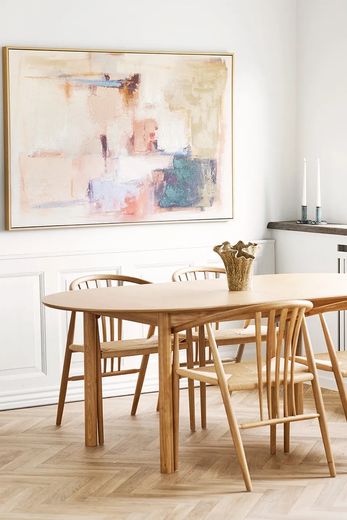 Wazon dekoracyjny z ceramiki House Nordic beżowy 4442075