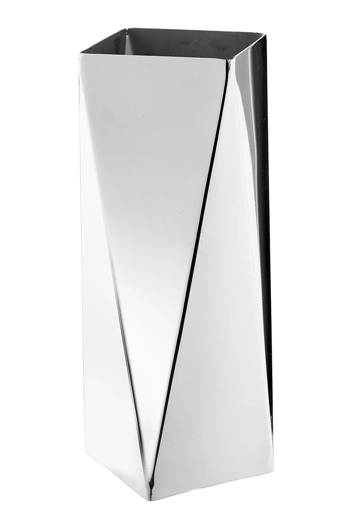 House Nordic Wazon dekoracyjny ze stali srebrny 4442081