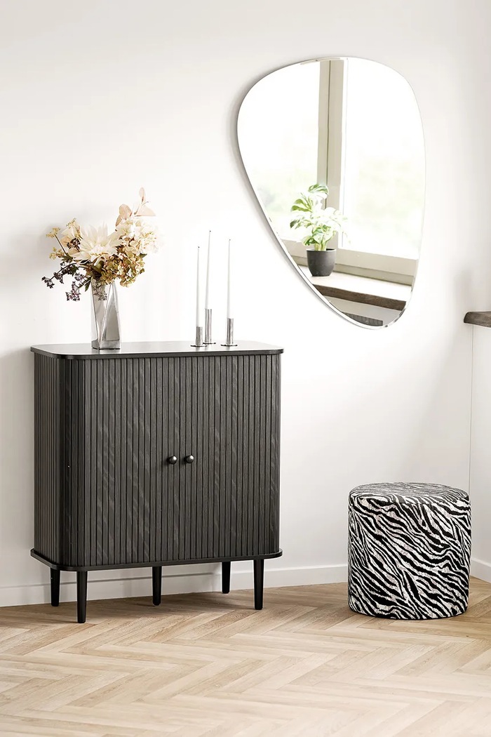 Salon i sypialnia House Nordic Wazon dekoracyjny ze stali 4442081 srebrny