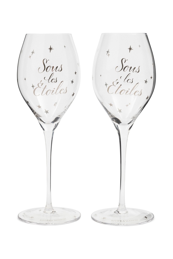Riviera Maison Zestaw kieliszków do piwa ze szkła 2-pack transparentny 584240
