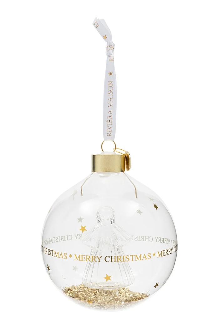 Riviera Maison Bombka choinkowa ze szkła multicolor 584930