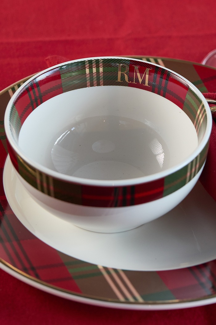 Riviera Maison Tál ünnepi porcelán 14 x7 cm 591770 többszínű AW26