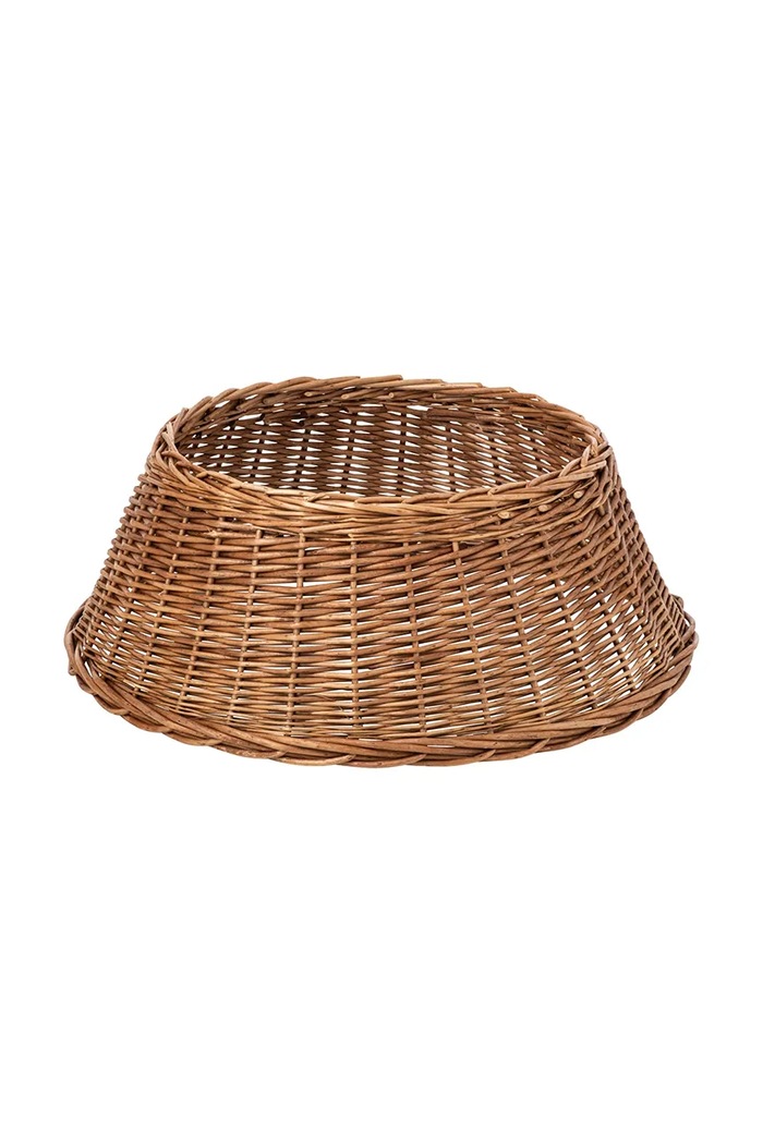 J-Line Osłonka na stojak pod choinkę z wikliny 45 x 24 cm brązowy 266683